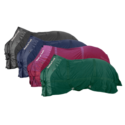 Zoom bild av backontrack-nättäcke-svart