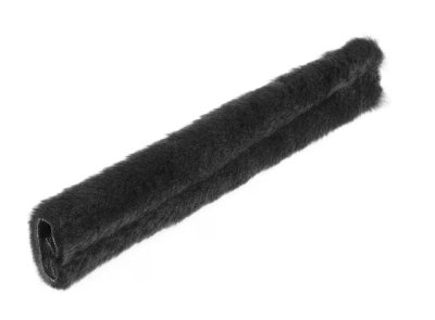 Zoom bild av finntack-nackludd-fleece