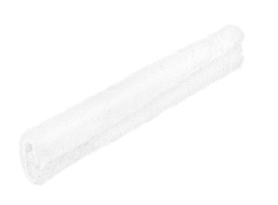 Zoom bild av finntack-nackludd-fleece