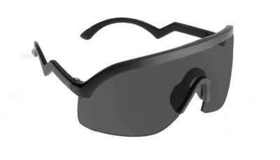 Zoom bild av finntack-körglasögon-mörka