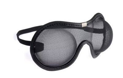 Zoom bild av finntack-nät-körglasögon